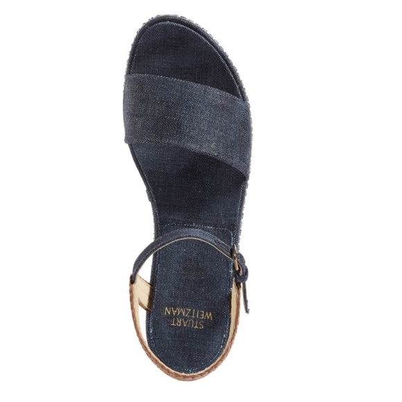 Stuart Weitzman Yourway Denim Platform Sandal - Picture 5 of 8